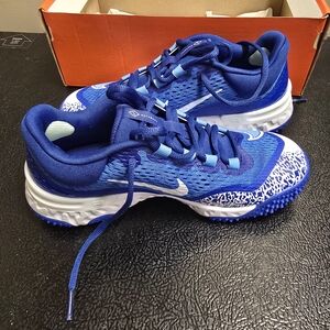 Nike Kids Blue and White Sneakers